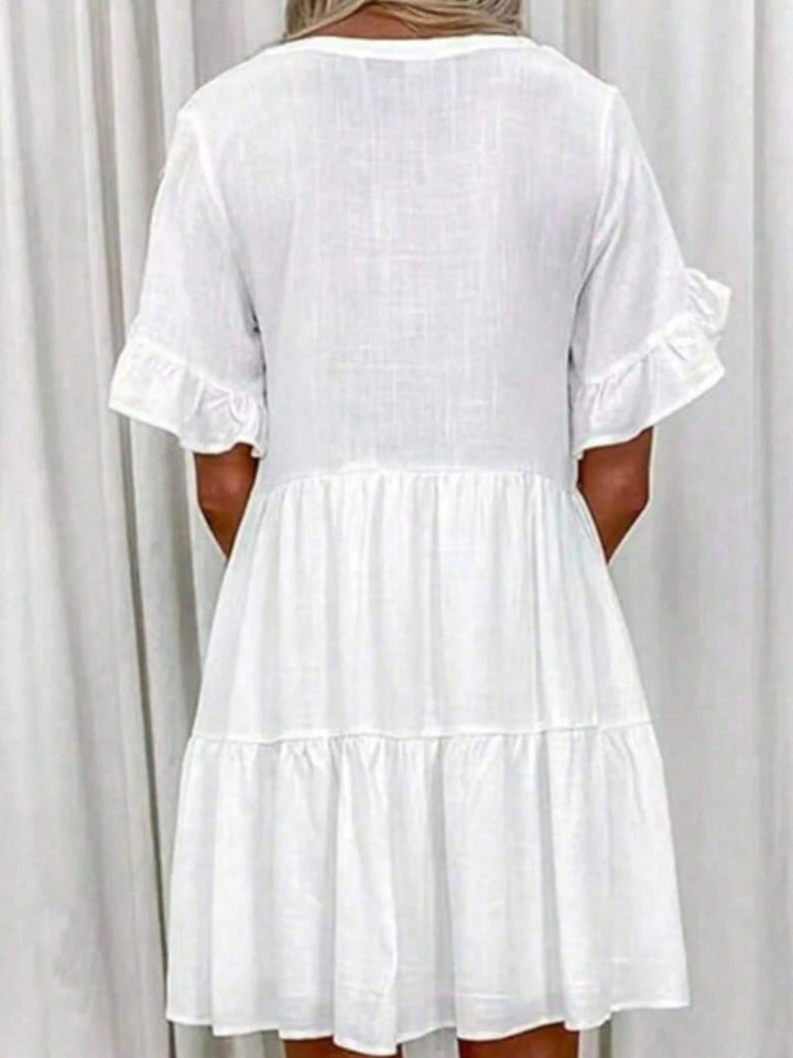 Rochie mini SHEIN, alb