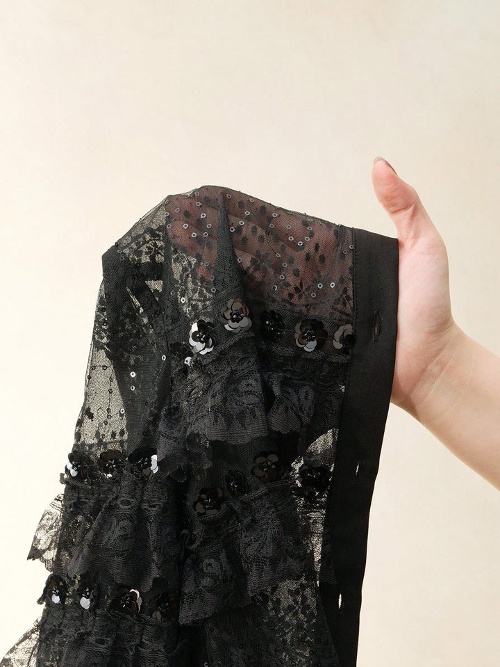 Fustă pantalon Shein, negru