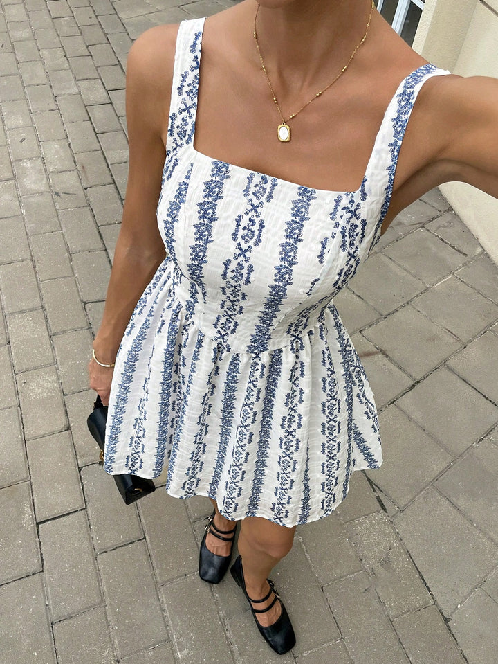 Rochie scurtă SHEIN, albastru