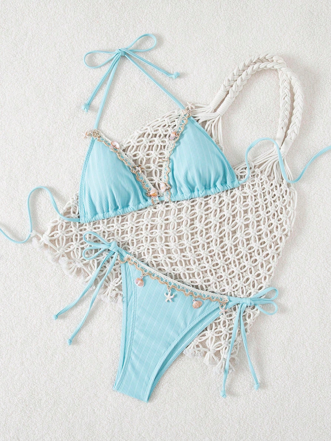 Set bikini SHEIN, turcoaz