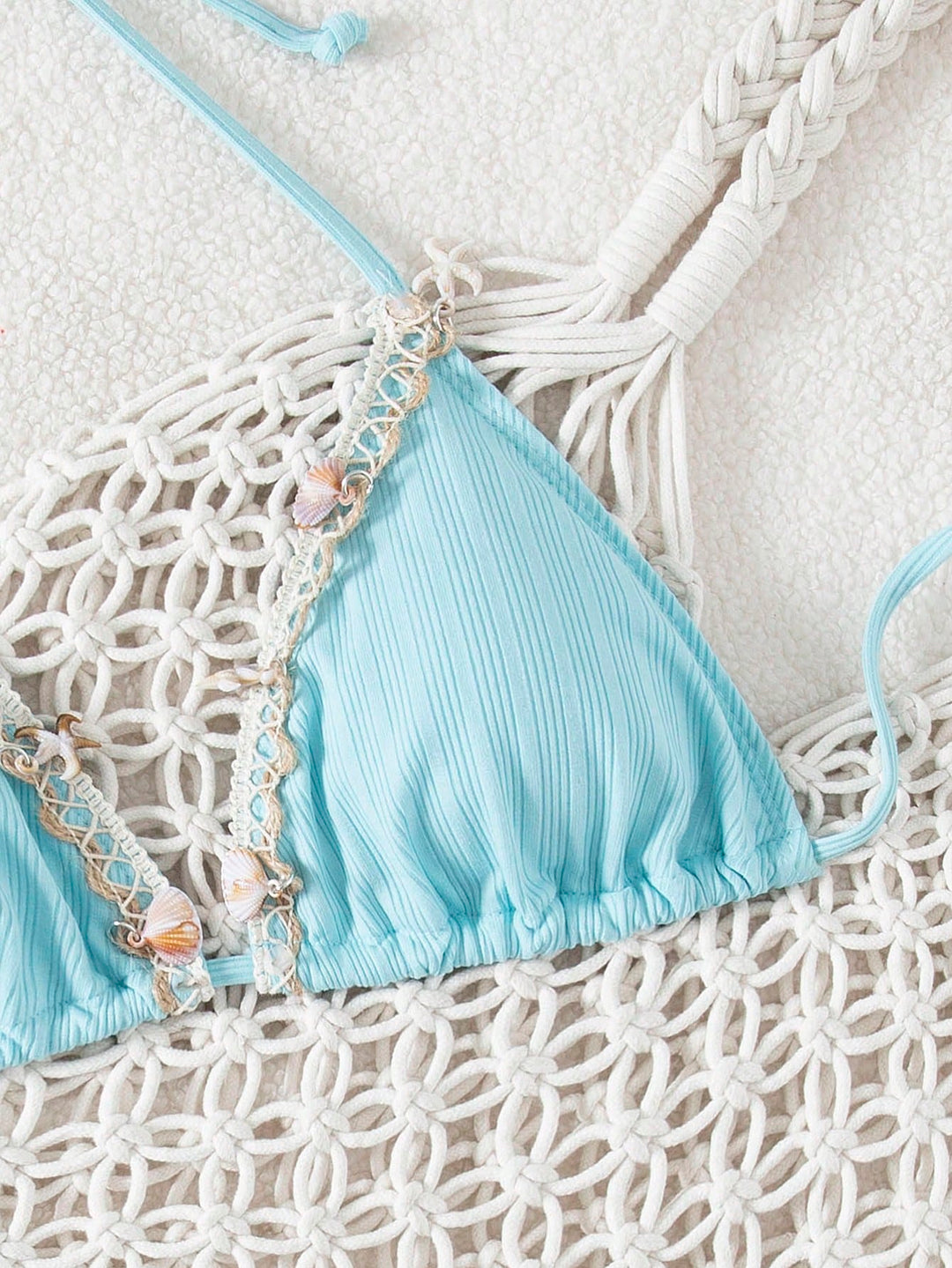 Set bikini SHEIN, turcoaz