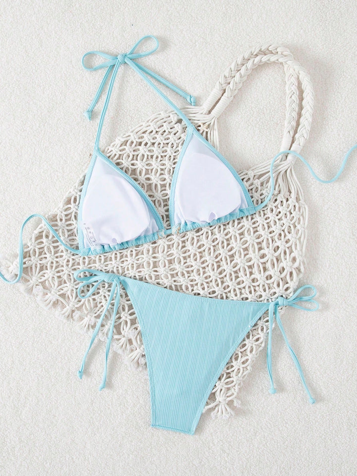 Set bikini SHEIN, turcoaz