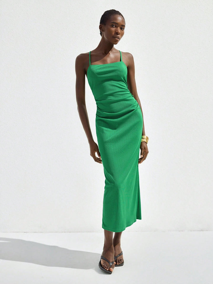 Rochie maxi SHEIN, verde