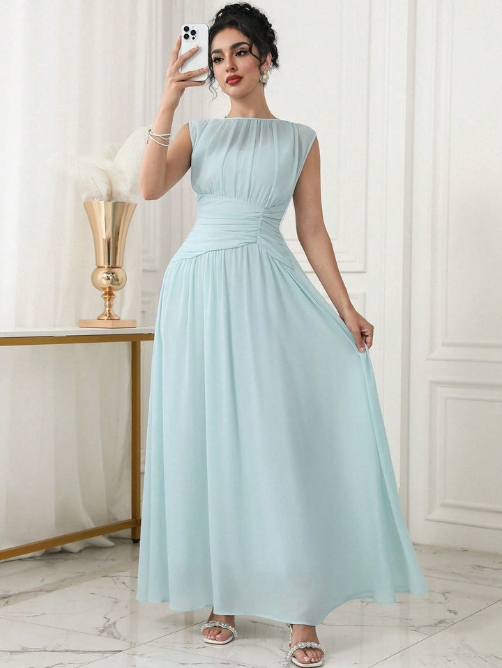 SHEIN maxi ruha, kék