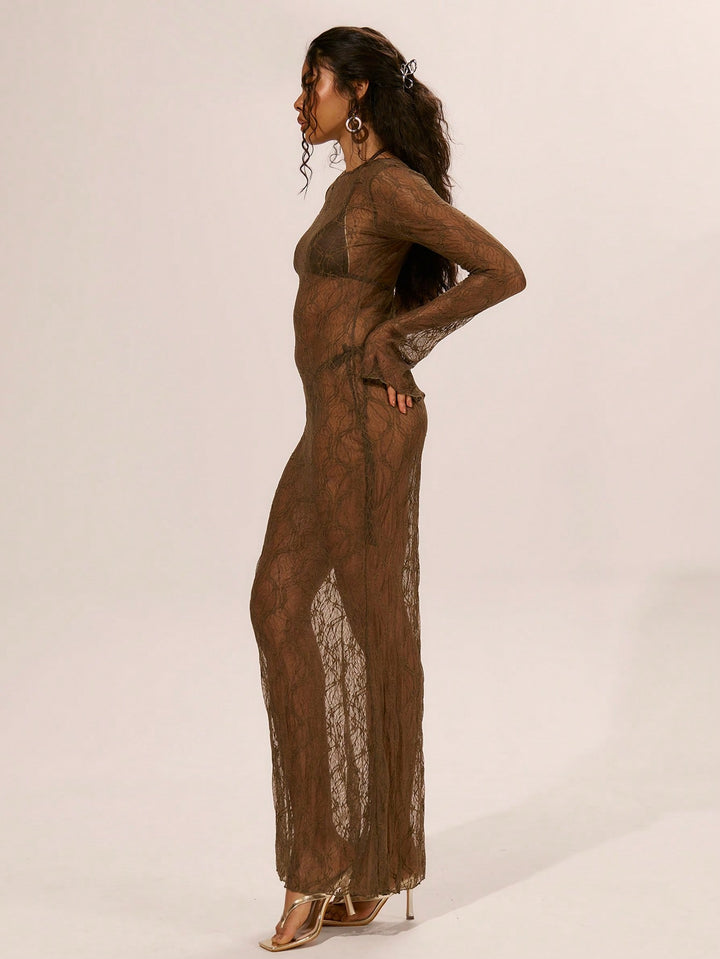 Rochie de plajă SHEIN, kaki