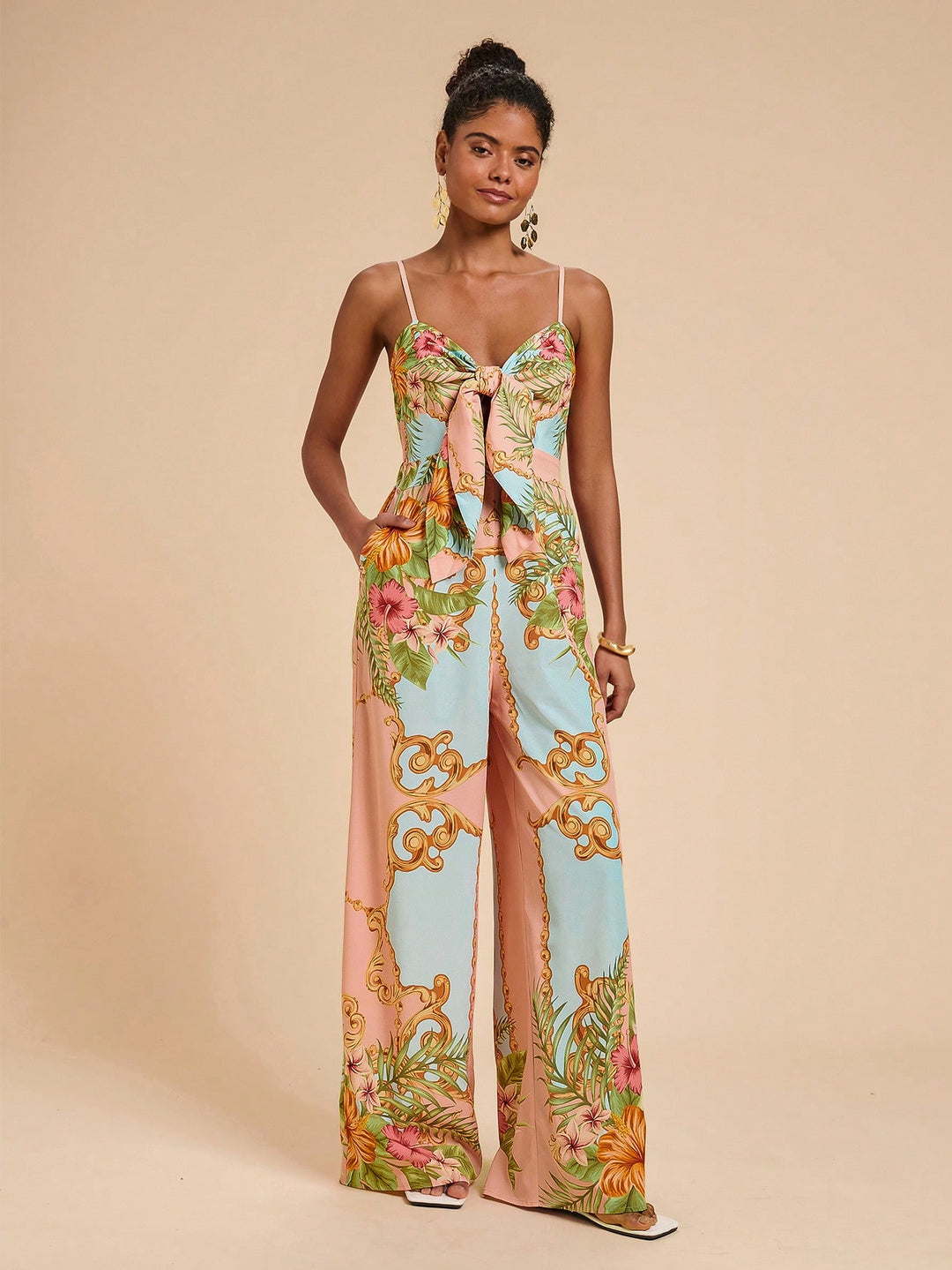 SHEIN hosszú jumpsuit, vegyes színek
