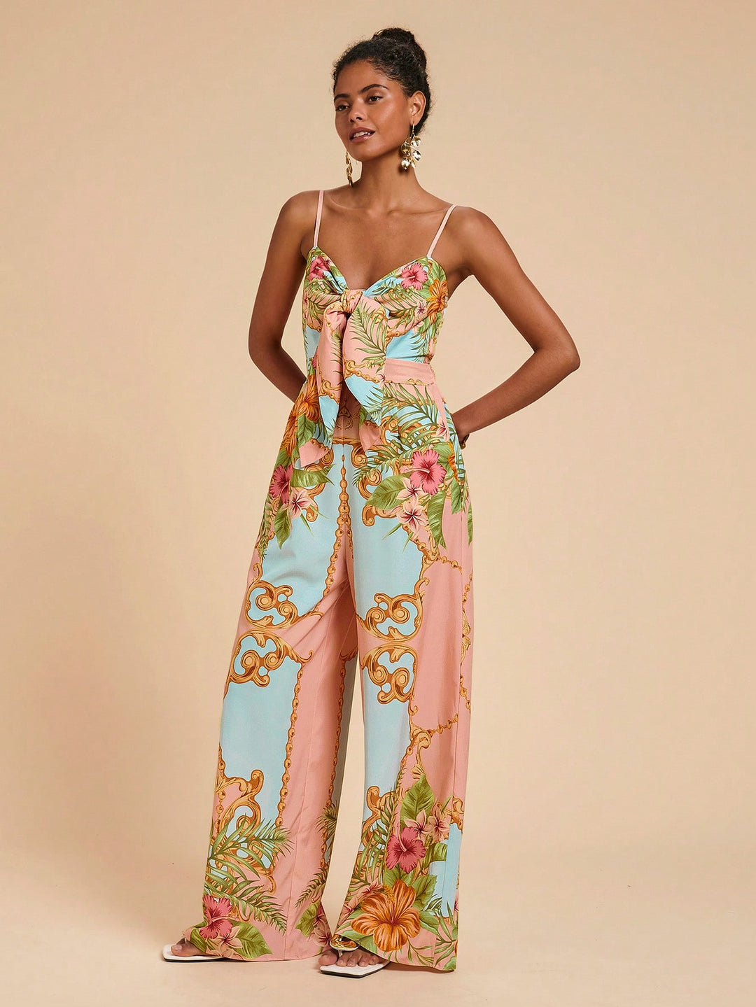 SHEIN hosszú jumpsuit, vegyes színek