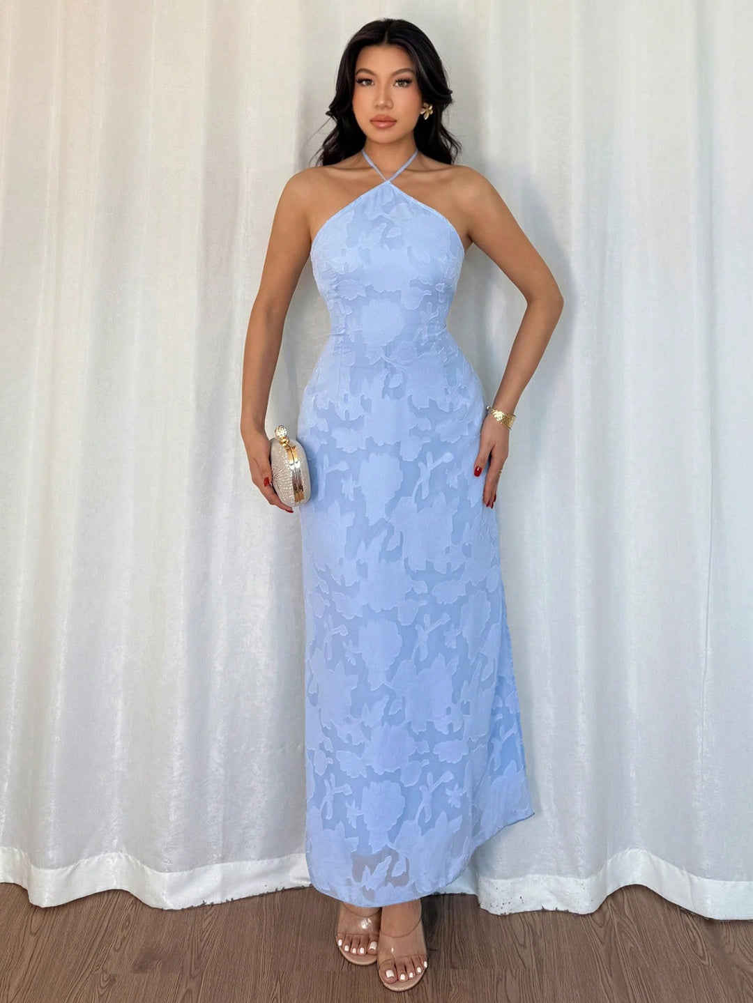 Rochie midi SHEIN, albastru