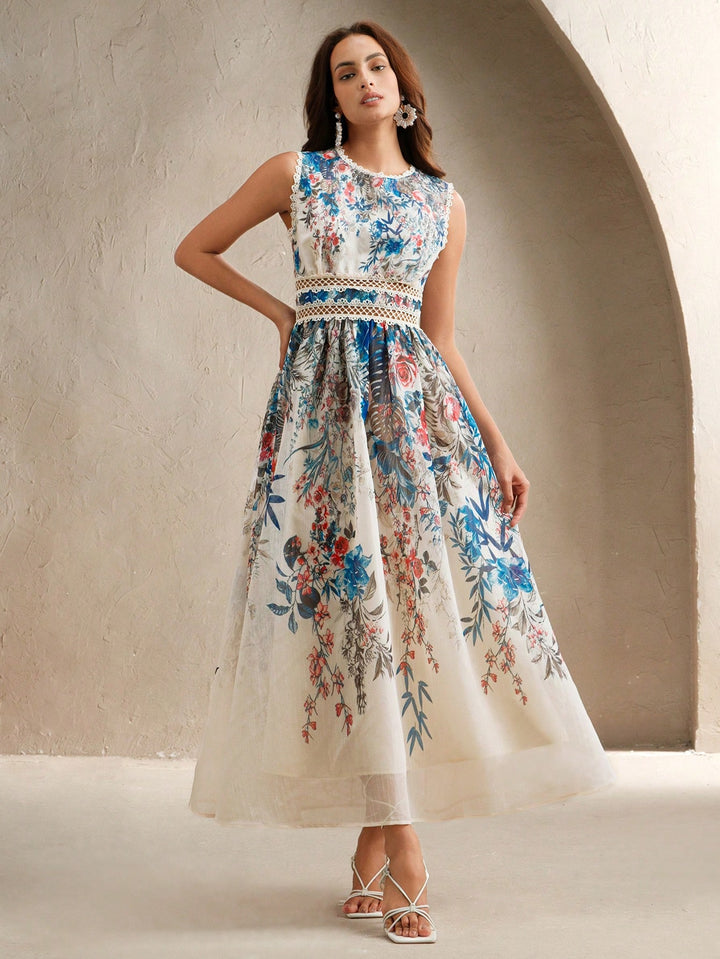 Rochie maxi SHEIN, mix culori