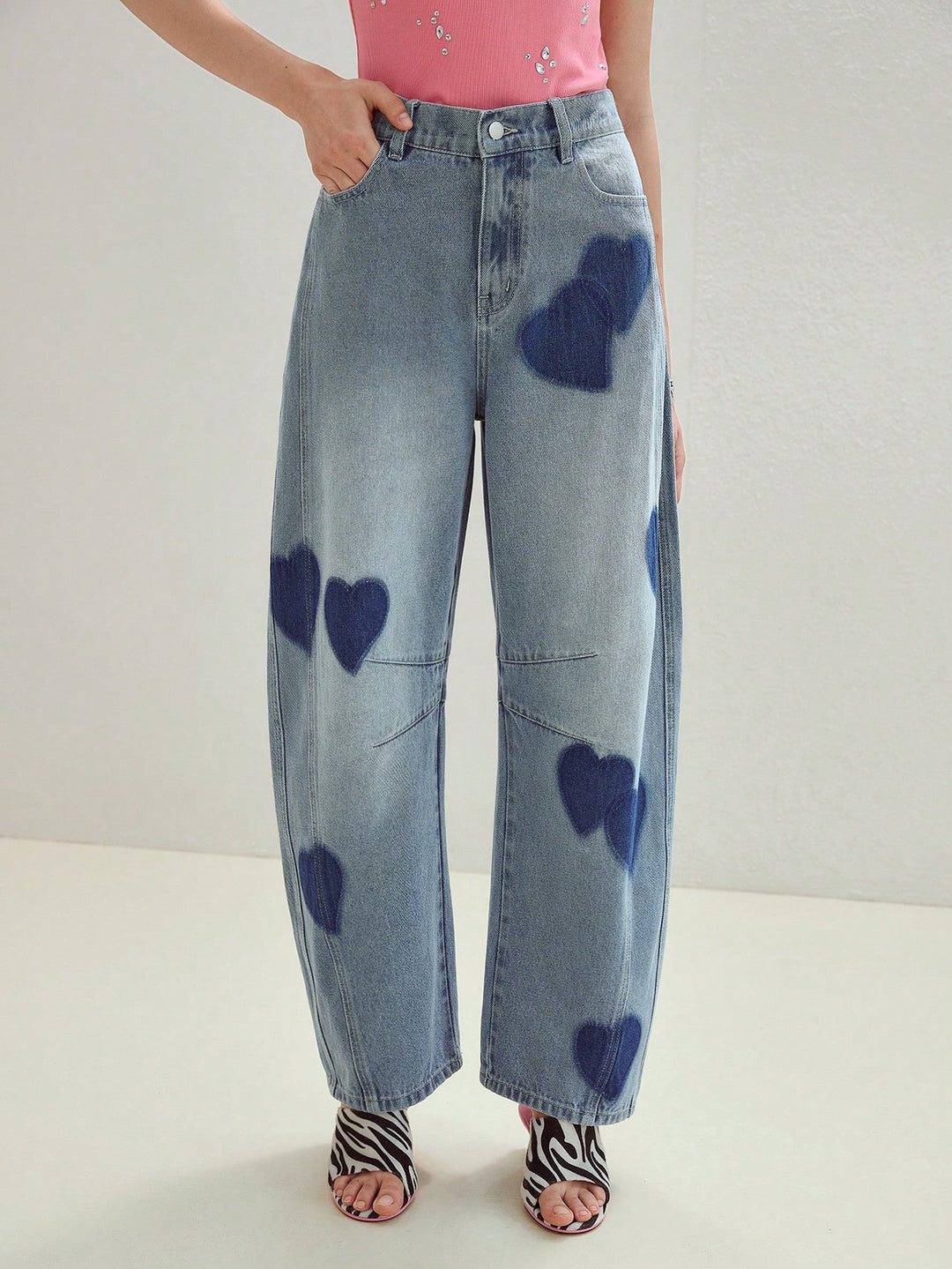 Jeans SHEIN, albastru
