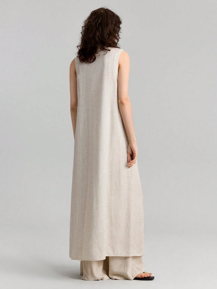 Cardigan lung SHEIN, bej