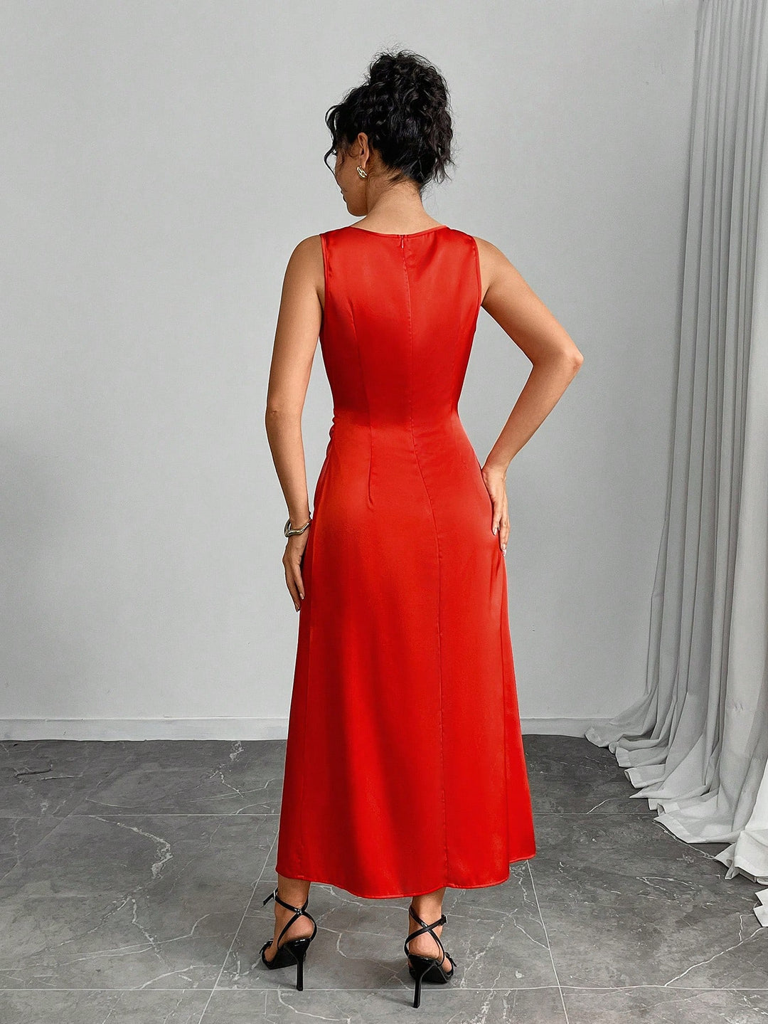 Rochie maxi SHEIN, roșu