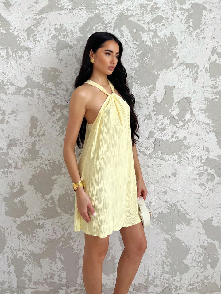 SHEIN mini ruha, sárga