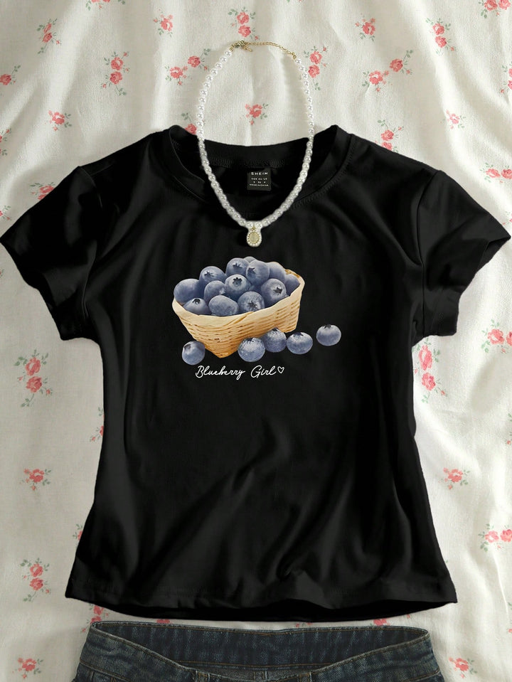 SHEIN fekete póló