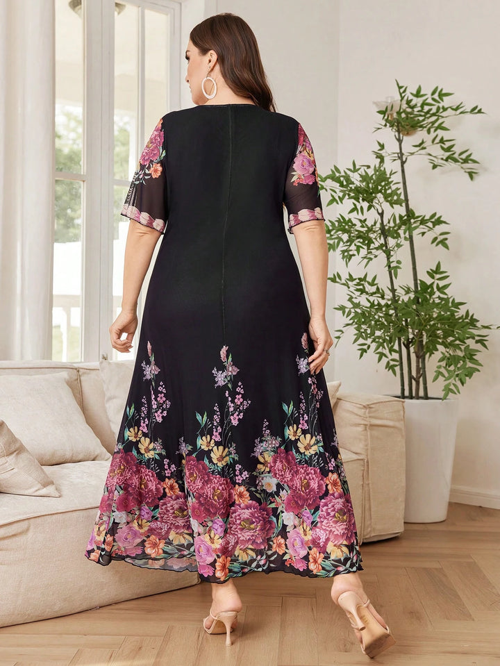 SHEIN mix-color maxi ruha