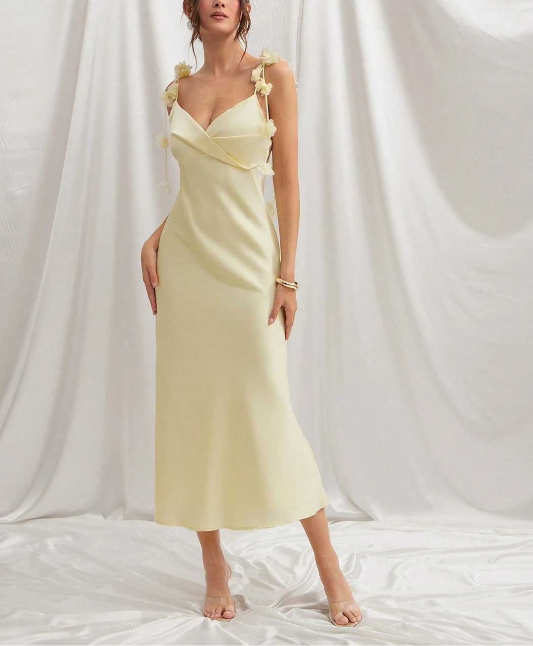 Rochie maxi SHEIN, galben