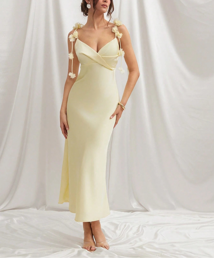 Rochie maxi SHEIN, galben