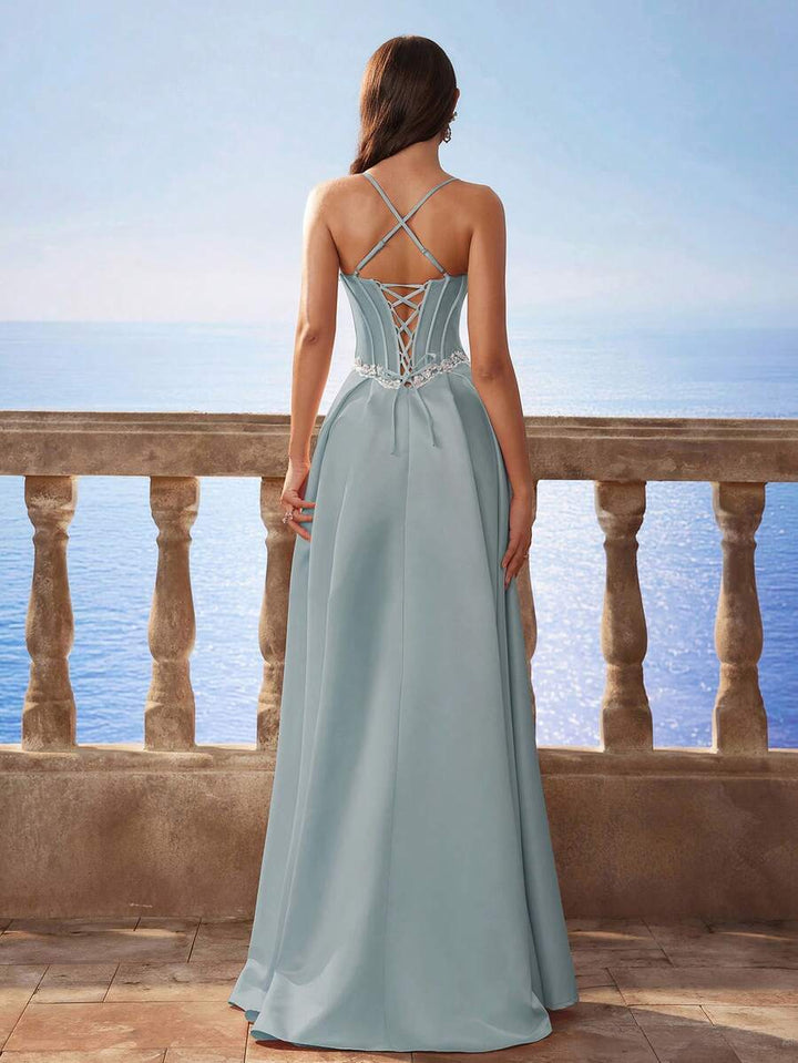 Rochie de ocazie SHEIN, albastru