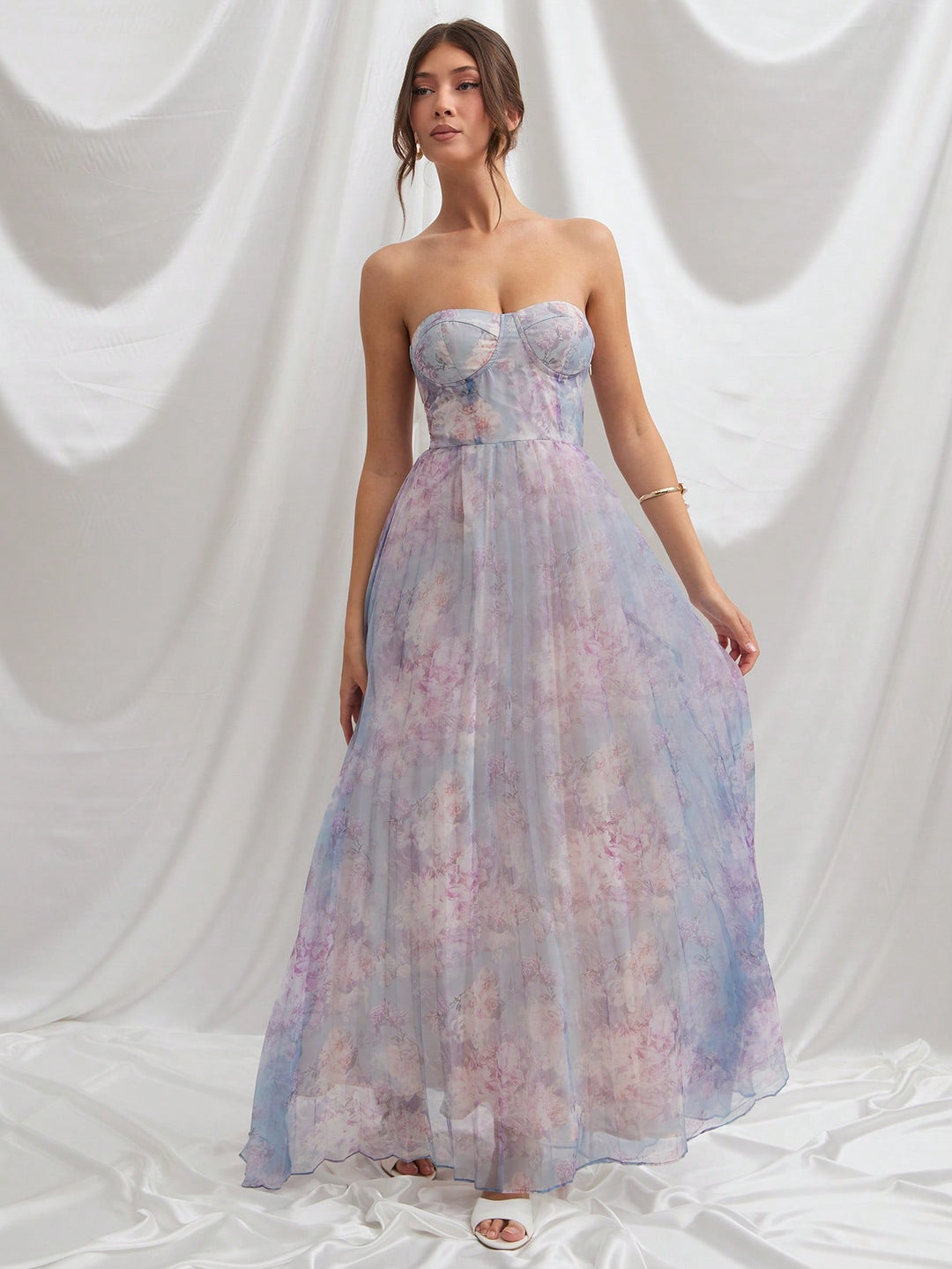 Rochie maxi SHEIN, albastru