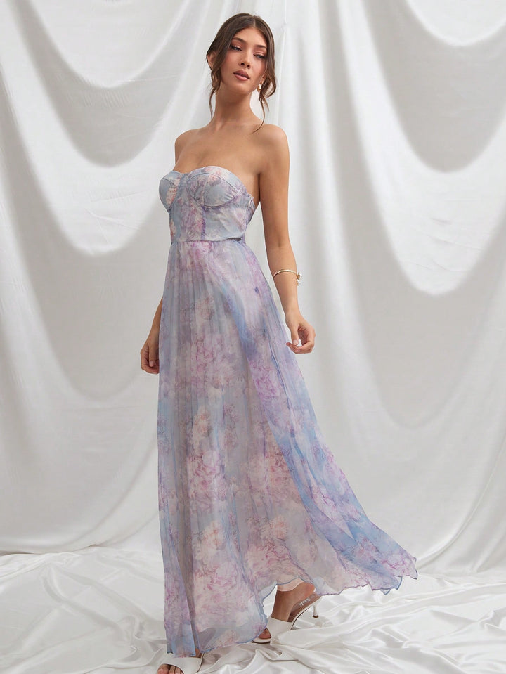 Rochie maxi SHEIN, albastru