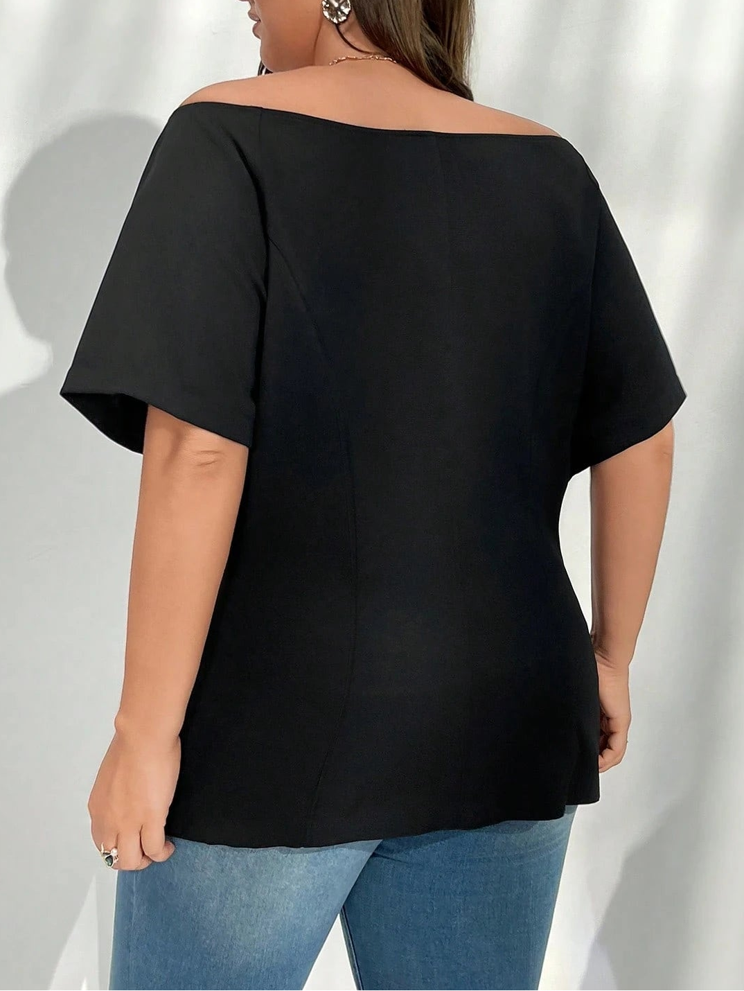 Top SHEIN, negru