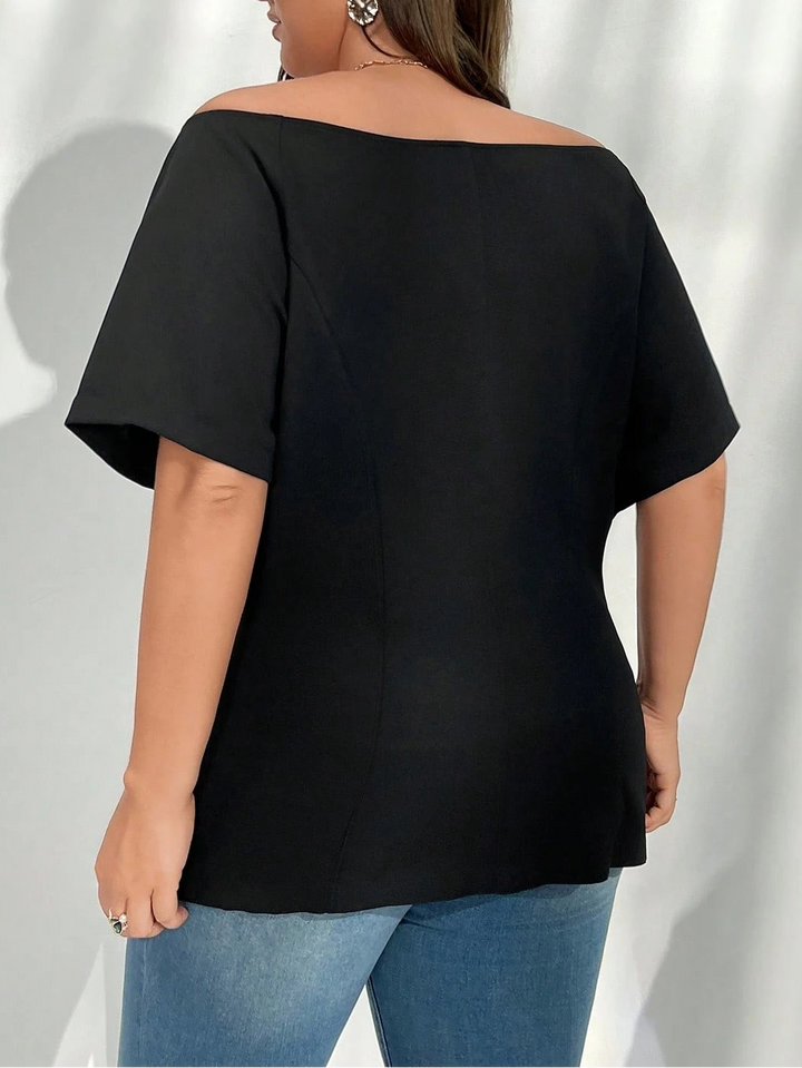 Top SHEIN, negru