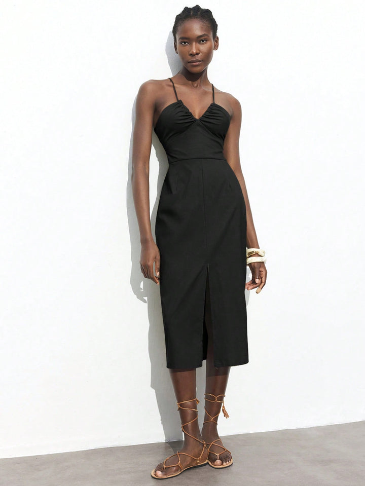 Rochie midi SHEIN, negru