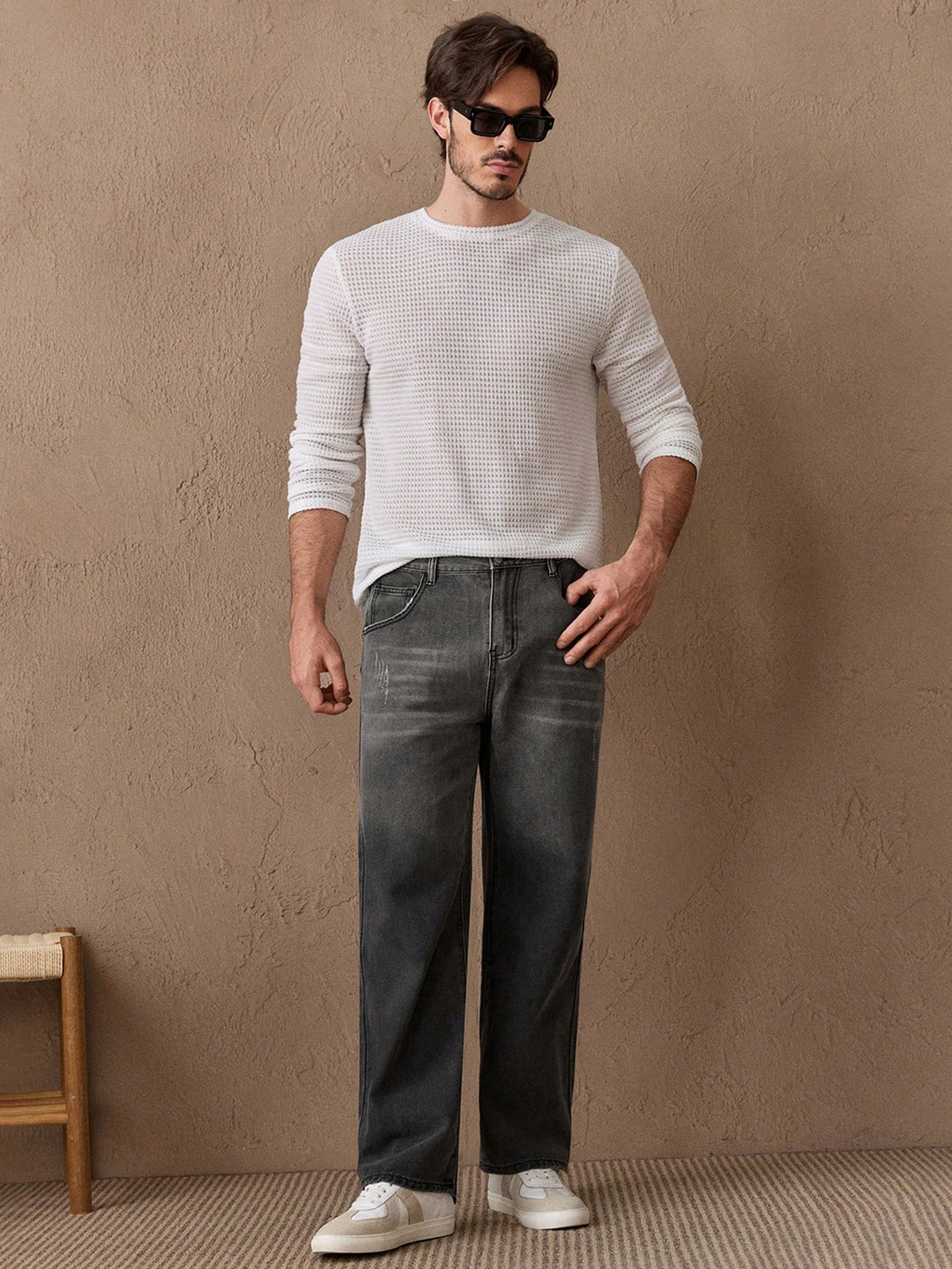 Jeans SHEIN, gri