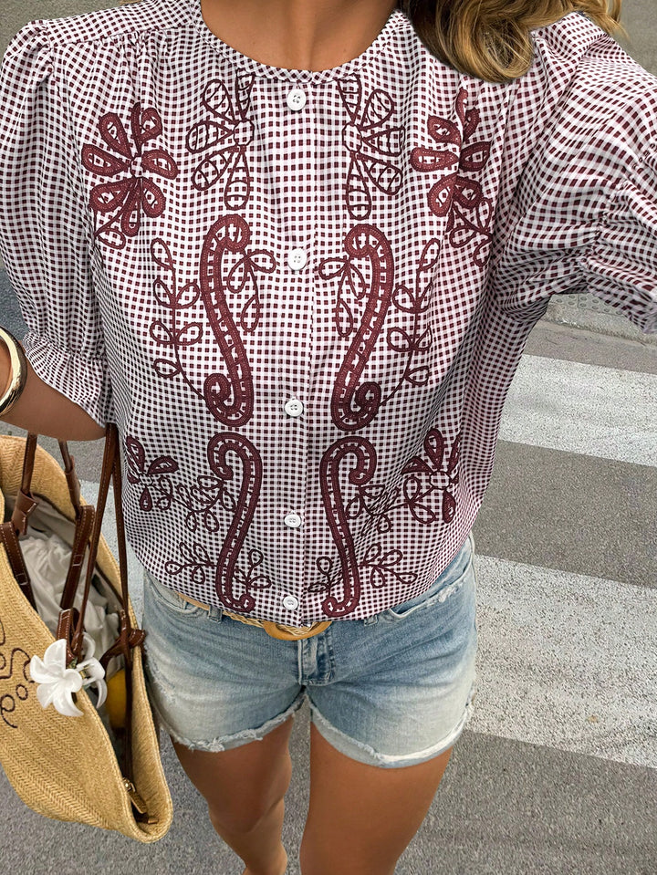 Cămașă cu mânecă scurtă  SHEIN, mix culori