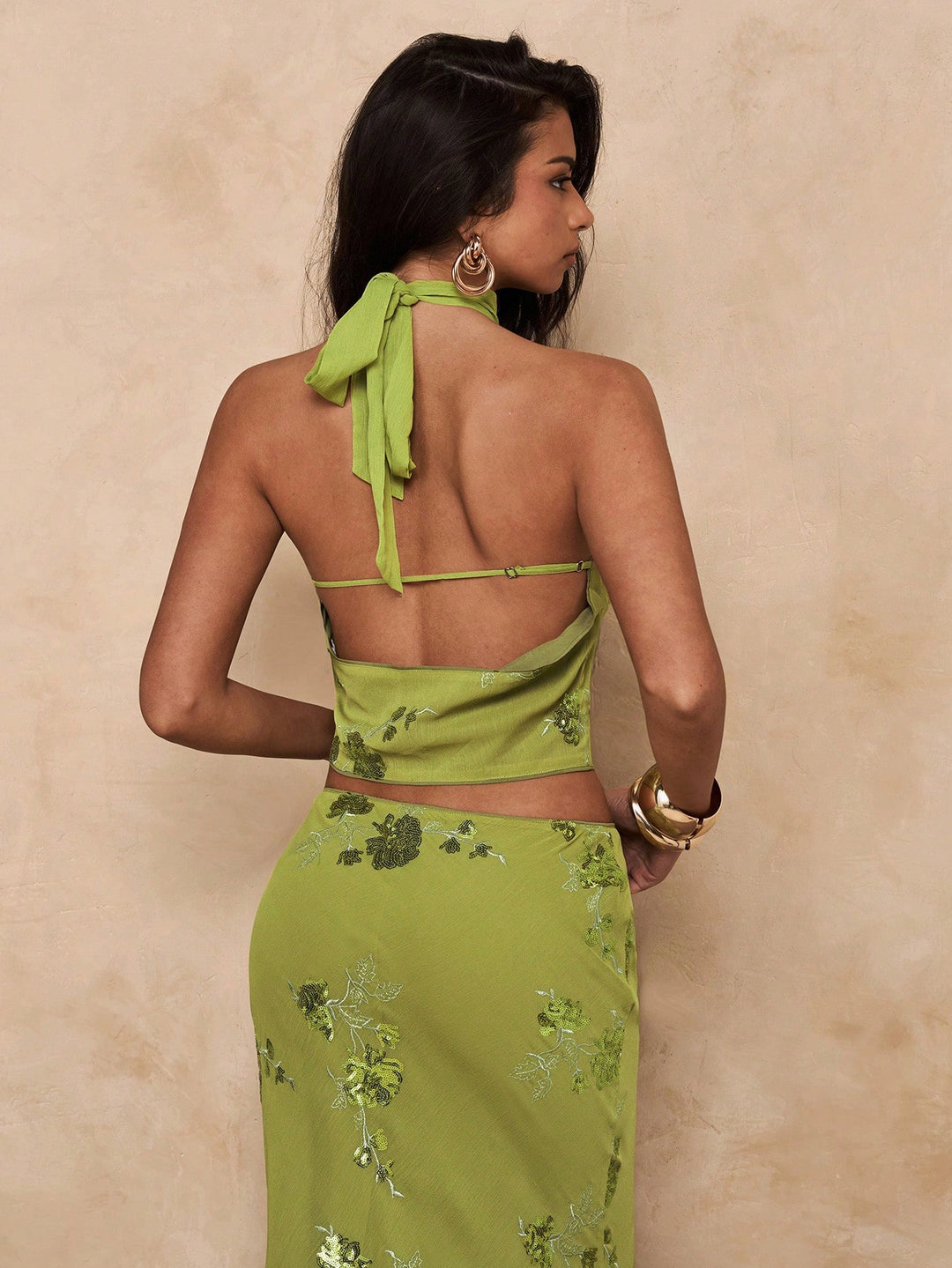 Top SHEIN, verde