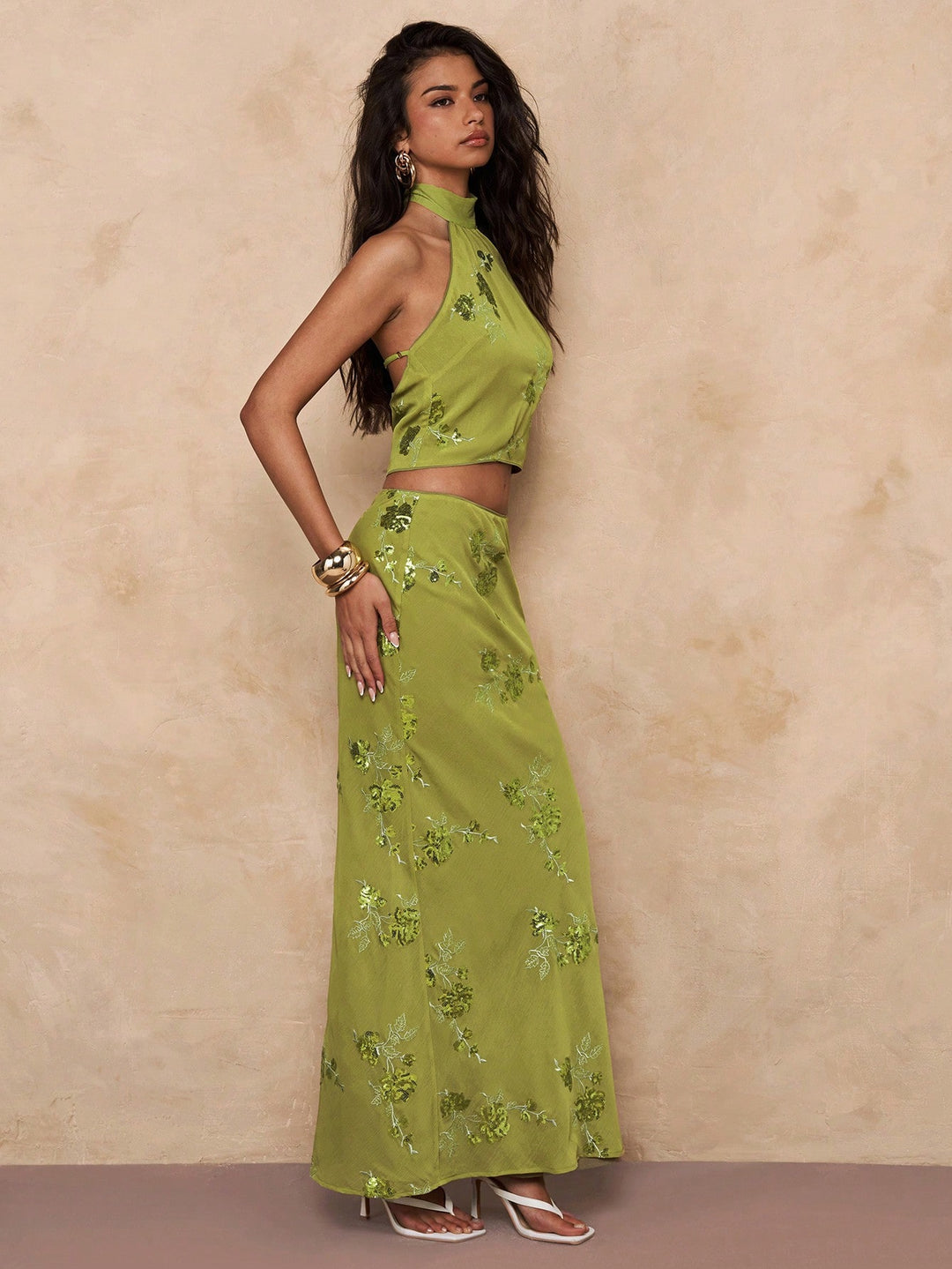 Top SHEIN, verde