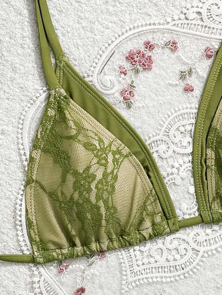 Sutien de baie SHEIN, verde