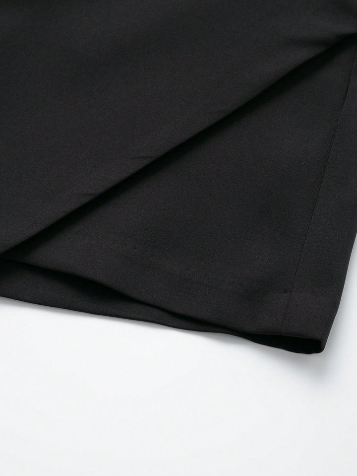 Pantaloni scurți SHEIN, negru