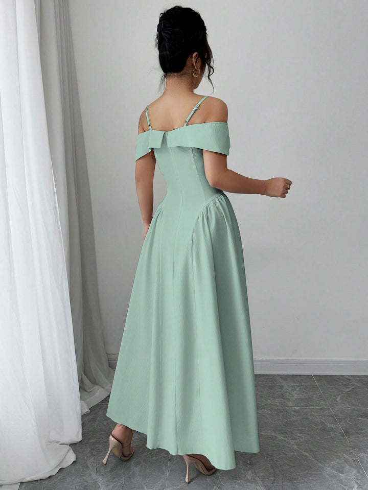 SHEIN maxi ruha, zöld