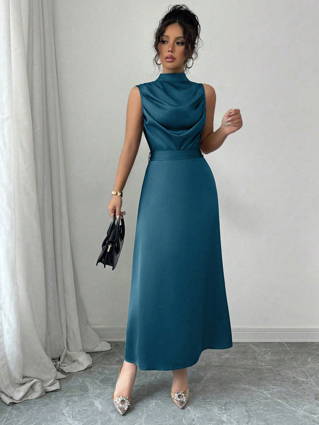 SHEIN Maxi ruha, kék