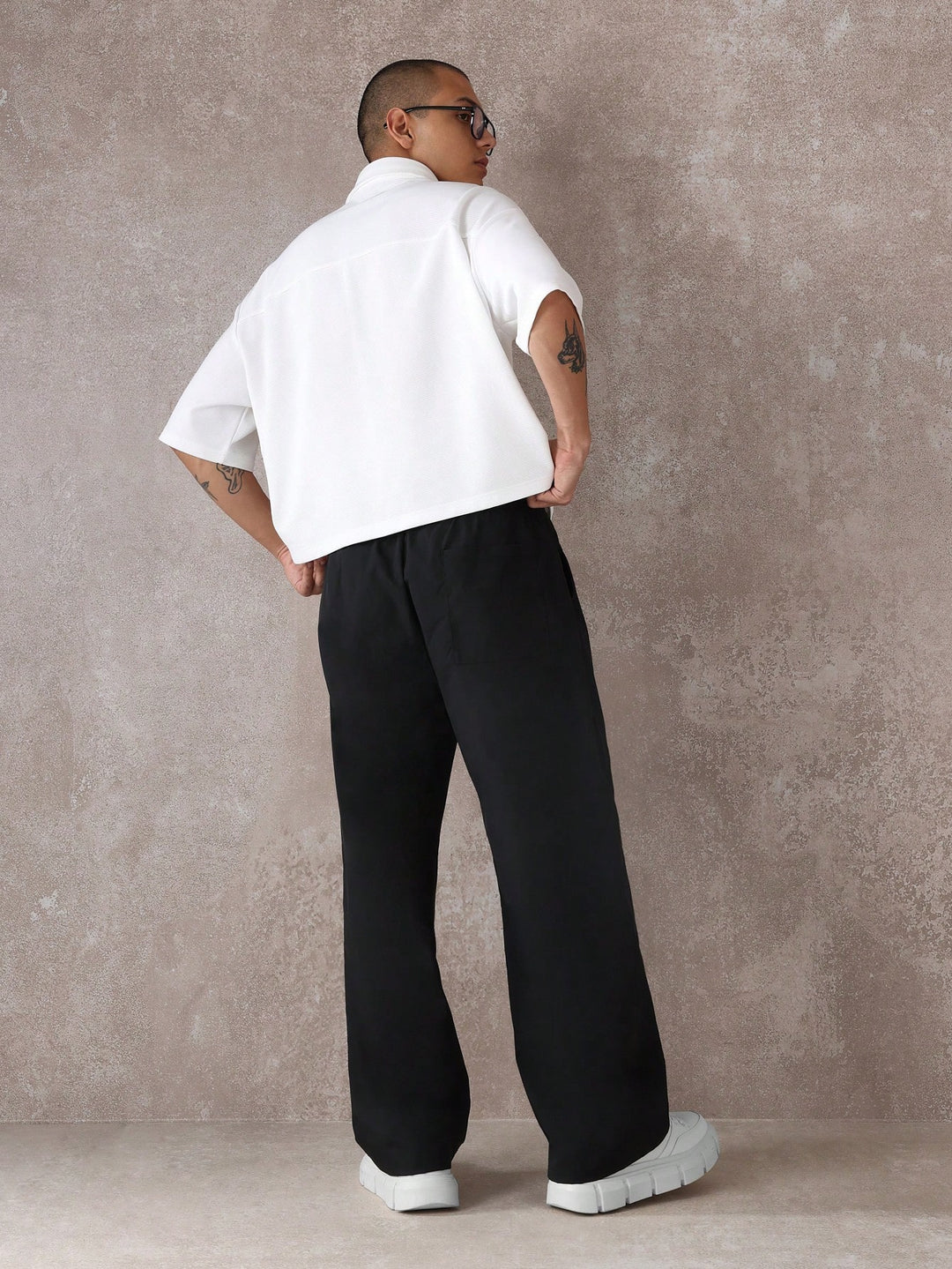 Pantalon SHEIN, negru
