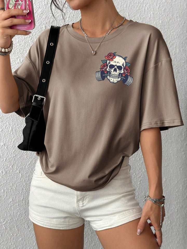Tricou SHEIN, kaki