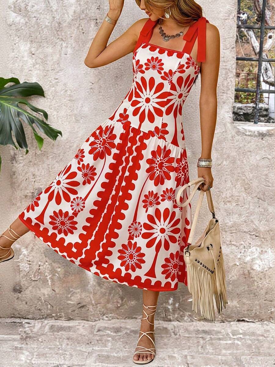 Rochie maxi SHEIN, mix culori