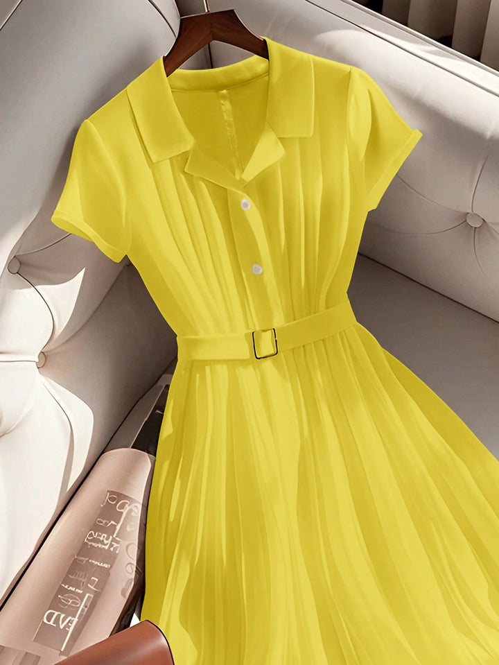 Rochie maxi SHEIN, galben