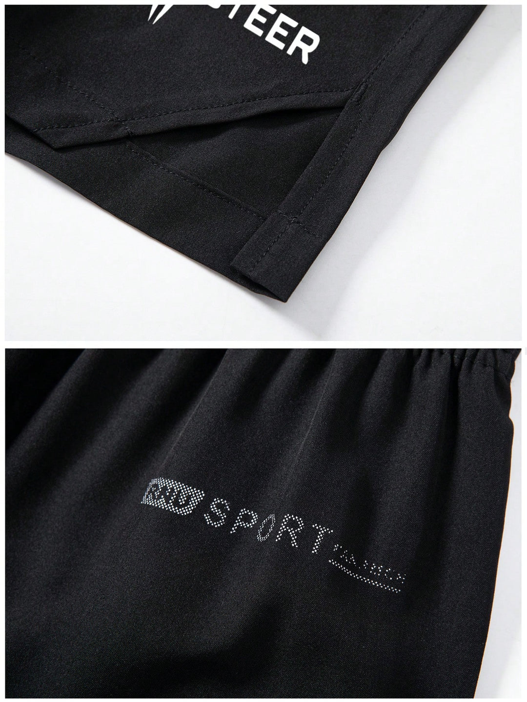 Pantaloni scurți SHEIN, negru