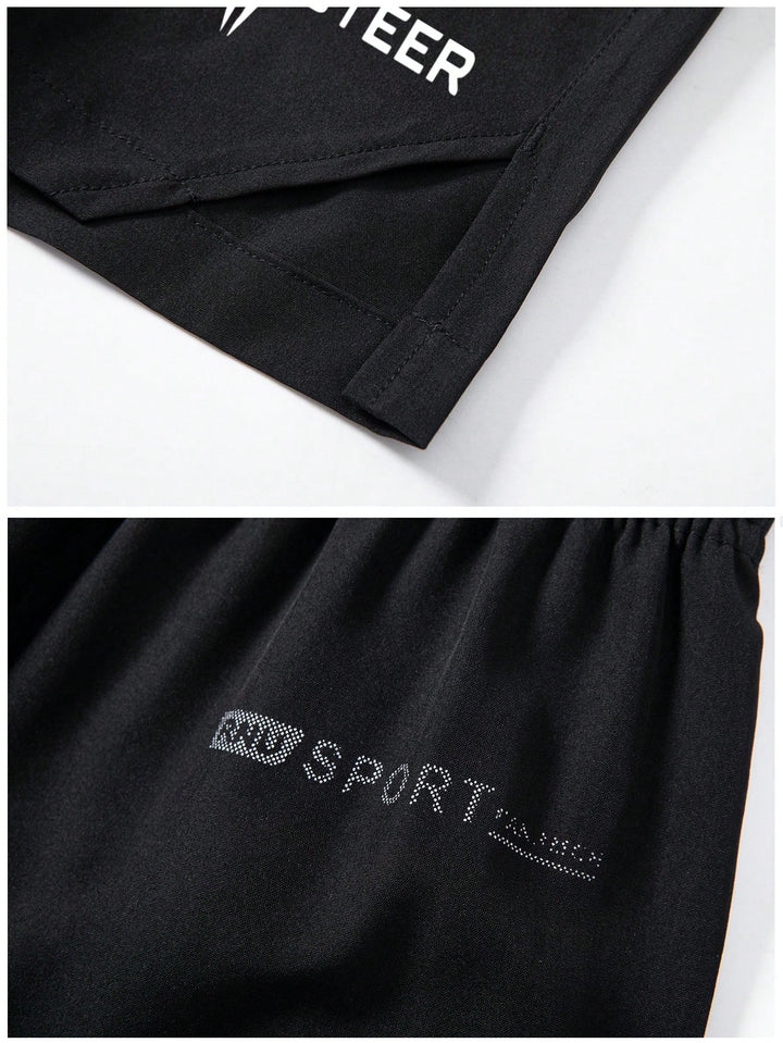 Pantaloni scurți SHEIN, negru