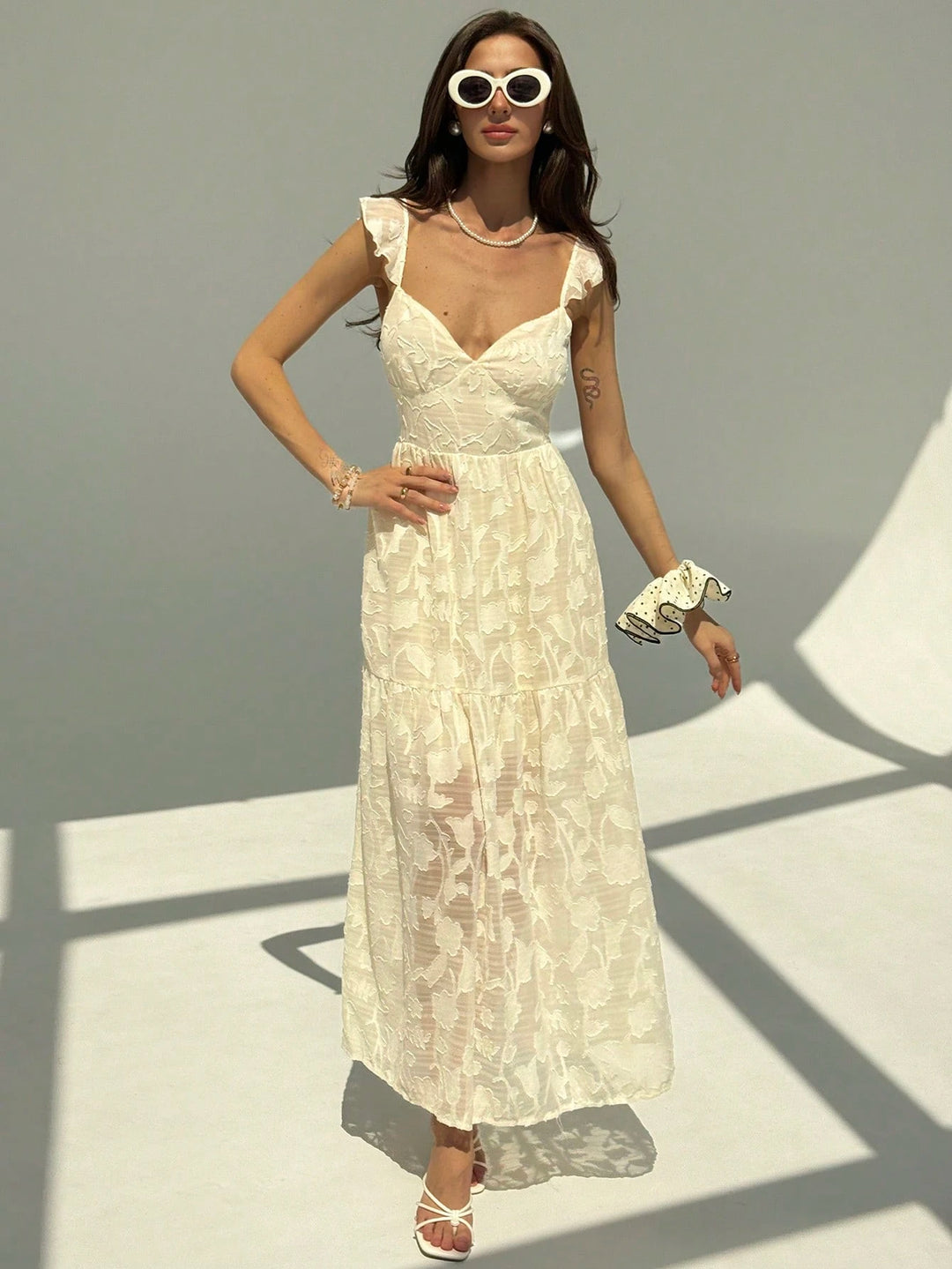 Rochie maxi SHEIN, galben