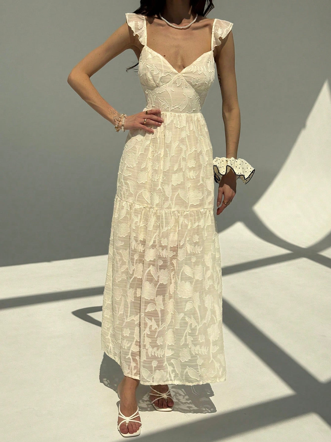 Rochie maxi SHEIN, galben