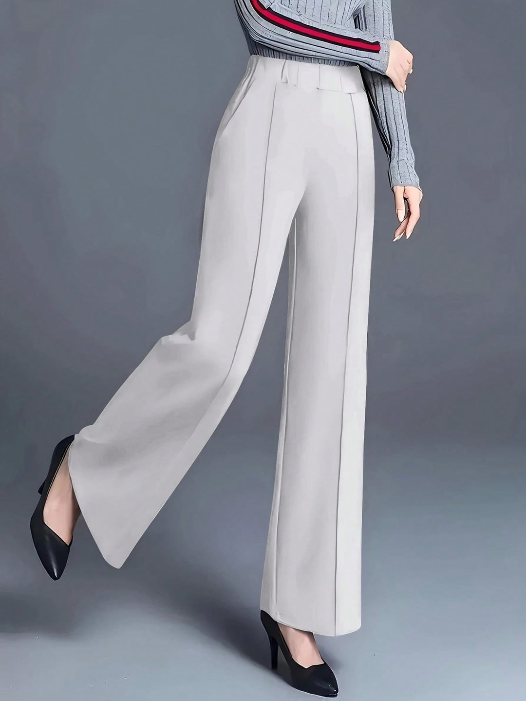 Pantaloni SHEIN, alb