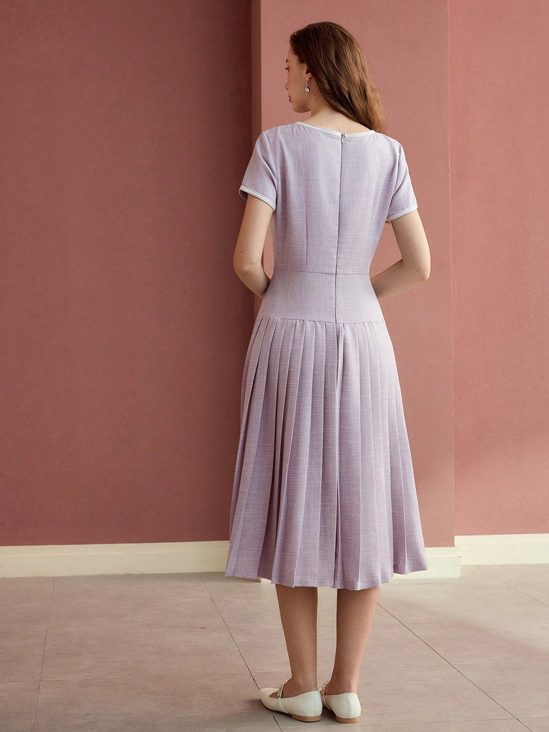 Rochie midi SHEIN, mov