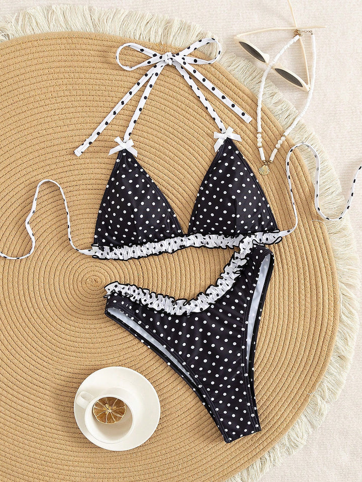 Set bikini SHEIN, negru