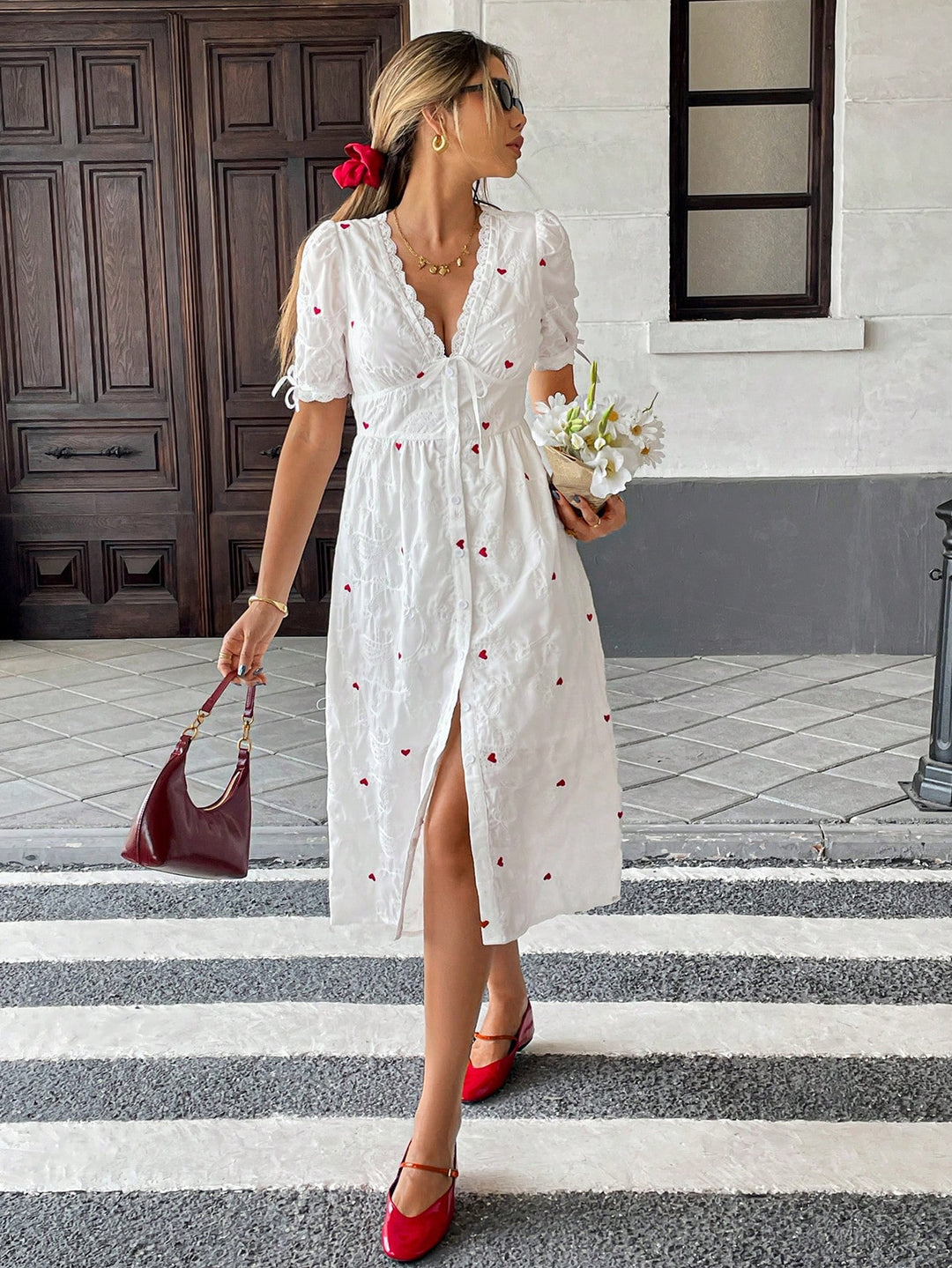 Rochie midi SHEIN, mix culori