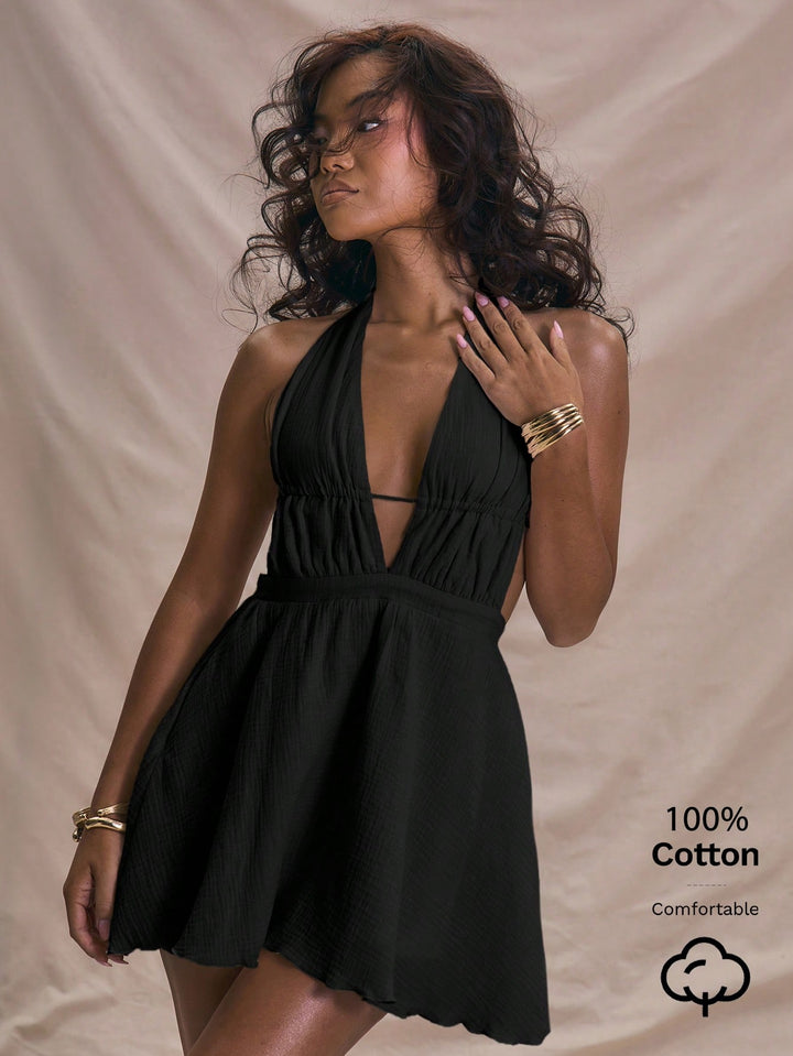 Rochie mini SHEIN, negru