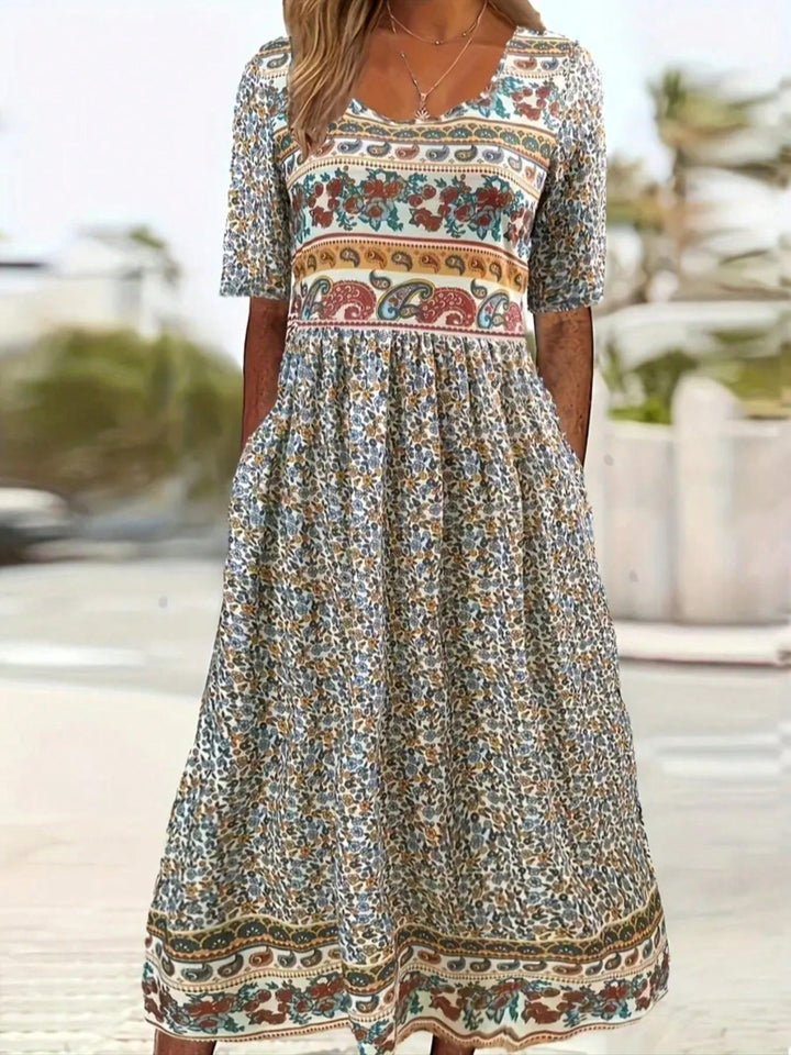 Rochie maxi SHEIN, mix culori