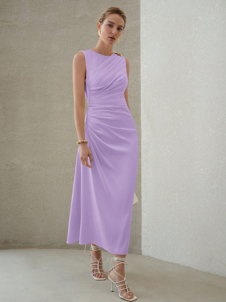 SHEIN midi ruha, lila